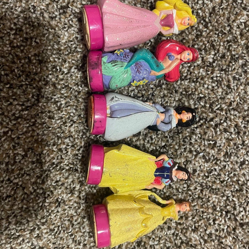 Vintage Disney Princess Figure Stamps